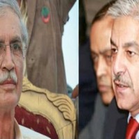 Khwaja Asif And Pervez Khattak Meating