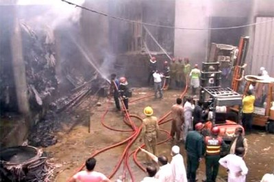 Lahore Cardboard Factory Fire