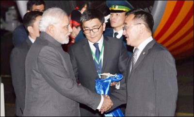 Mongolia Prime Minister And Narendra Modi