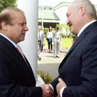 Nawaz Sharif and Alexander Lukashenko