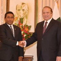 Nawaz Shrif And Maldives President