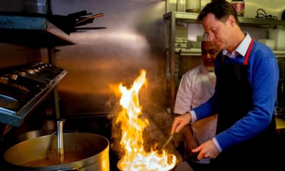 Nick Clegg Cooking