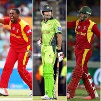 Pakistan And Zimbabwe Cricket Players