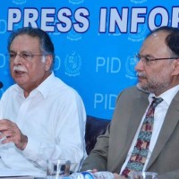 Pervaiz Rashid and Ahsan Iqbal