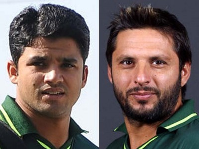 Shahid Afridi And Azhar Ali