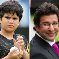 Wasim Akram and Arjun