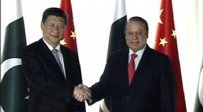 Xi Jinping and Nawaz Sharif