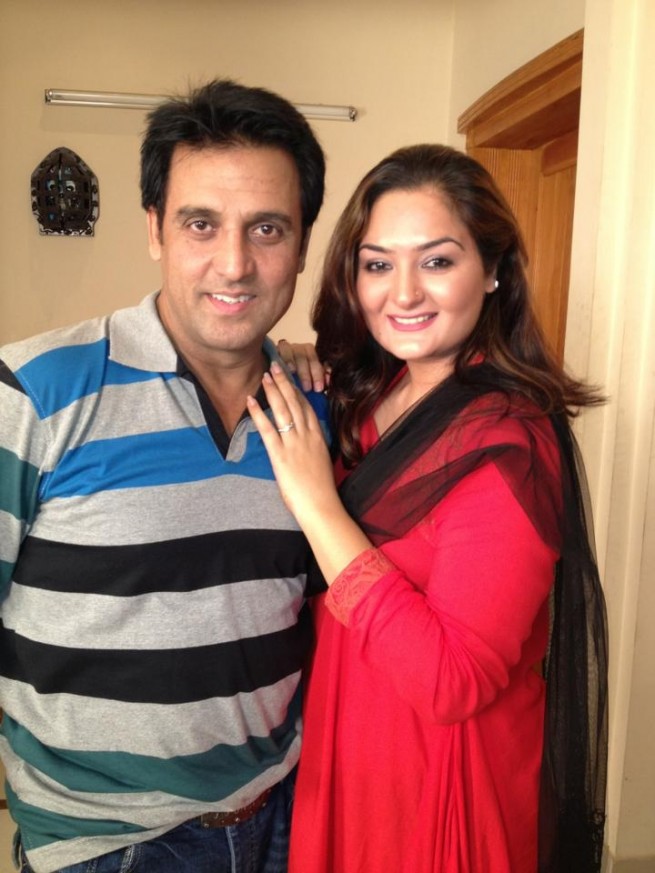 Afzal Jan Rambo with Saba Kazmi 