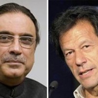 Asif Zardari and Imran Khan