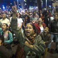 Mexico People Demonstrate