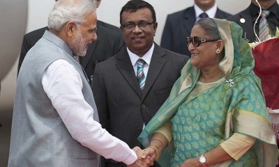 Narendra Modi And Hasina Wajid