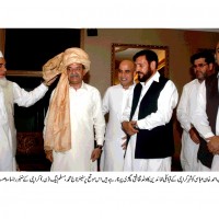 Sardar Mehtab Ahmed Khan Tribal Leaders Cultural Turban Worn