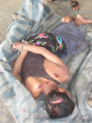 Tie-up and Killed of Rohingya