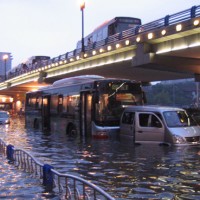 Frankfurt Torrential Rains Flood