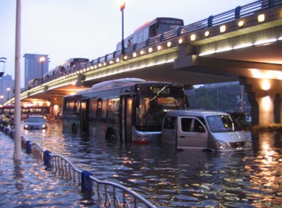 Frankfurt Torrential Rains Flood