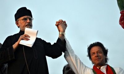 Imran Khan and Tahir ul Qadri