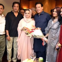 Javeed Sheikh with Artist