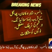 Kaghan Road,Suspended Traffic– Breaking News – Geo