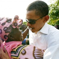 Obama meet Grandmother