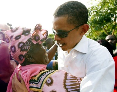 Obama meet Grandmother