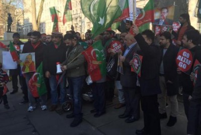 PTI London Demonstrated