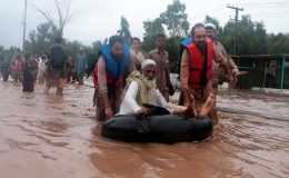 پشاور میں بارش کے بعد بڈھنی نالہ بپھر گیا، لوگ پناہ گاہوں کی تلاش میں دربدر