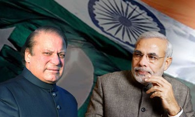 Prime Minister Nawaz Sharif and Indian Premier Narendra Modi