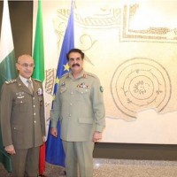 Raheel Sharif And Italy Army Chief