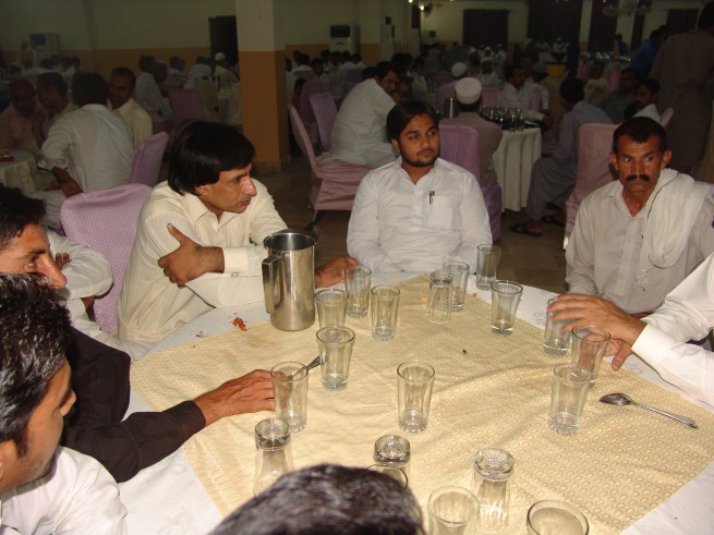 Raja Abid Hussain,Iftar Dinner