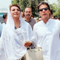 Reham Khan and Imran Khan