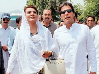 Reham Khan and Imran Khan