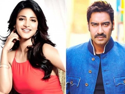 Shruti Haasan and Ajay Devgan