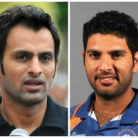 Yuvraj Singh and Shoaib Malik