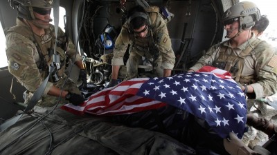 American Soldiers Dead Body