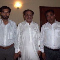 Hamid Gul and Irfan Tahir