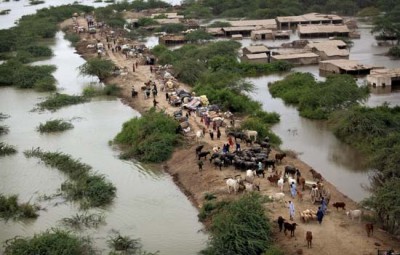 Indus River, Flood Water