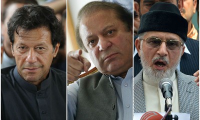 Nawaz, Imran and Tahir ul Qadri