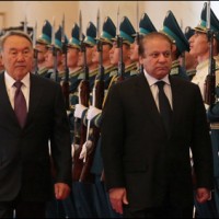 Nawaz Sharif And Kazakhstan President