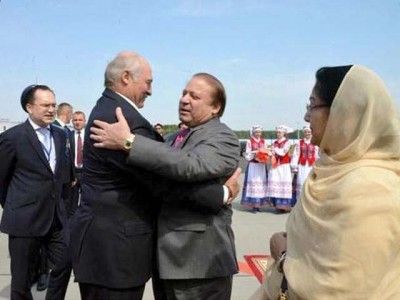 Nawaz Sharif Belarus Visited 