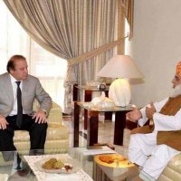 Nawaz Sharif With Fazlurehman