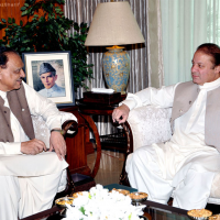 Nawaz Sharif and Mamnoon Hussain