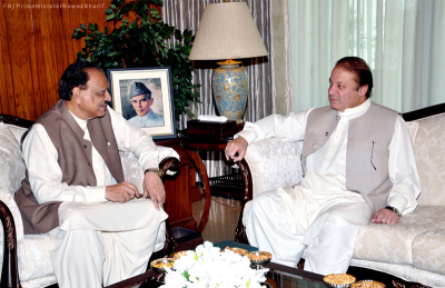 Nawaz Sharif and Mamnoon Hussain