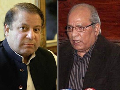 Nawaz Sharif and Mushahid Ullah