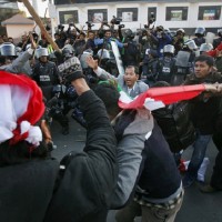 Protesters in Nepal