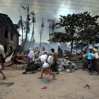 Rohingya Moving in Sittwe