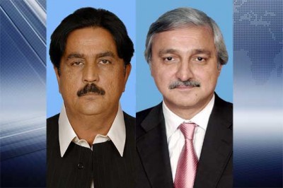 Siddiq Baloch and Jahangir Tareen