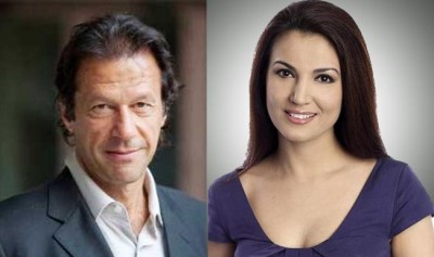 Imran khan with wife reham khan