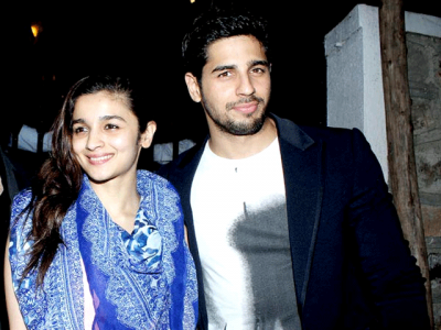 Alia Bhatt with Siddharth Malhotra