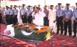 سانحہ بڈھ بیر، فضائیہ کے شہید جوانوں اور تین شہریوں کی نماز جنازہ ادا