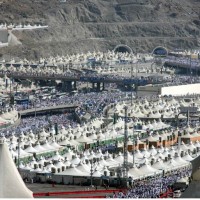 Hajjis in Mina